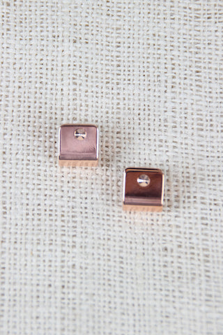 U-Cuff Spike Stud Accent Earrings