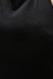 Velvet Mock Neck Bodycon Dress