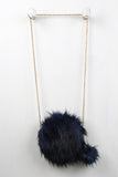 Two-Tone Faux Fur Bag
