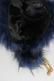Two-Tone Faux Fur Bag