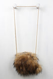 Two-Tone Faux Fur Bag