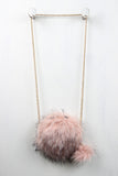 Two-Tone Faux Fur Bag