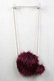 Two-Tone Faux Fur Bag