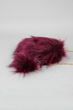Two-Tone Faux Fur Bag