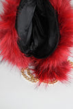 Two-Tone Faux Fur Bag