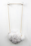 Two-Tone Faux Fur Bag