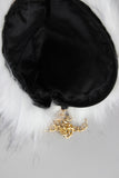 Two-Tone Faux Fur Bag
