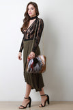 Multi-Colored Faux Fur Clutch