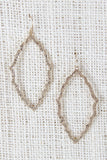 Hammered Tear Drop Earrings