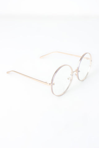 Circular Metal Frame Sunglasses