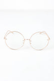 Circular Metal Frame Sunglasses