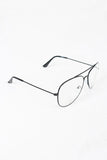 Wire Aviator Clear Lens Glasses