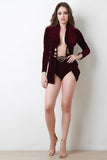 Smooth Velvet High Waisted Brief