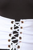Stretch Knit Lace Up Corset Jumpsuit