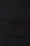 Solid Stretchy Midi Pencil Skirt