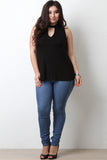 Keyhole Shift Top