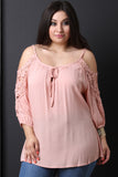 Crochet Cold Shoulder Top