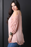 Crochet Cold Shoulder Top