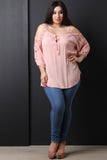 Crochet Cold Shoulder Top