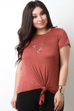 Knotted Hem Tee