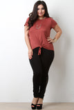 Knotted Hem Tee