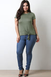 Knotted Hem Tee