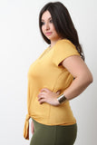 Knotted Hem Tee