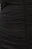 Spaghetti Strap Ruched Midi Dress