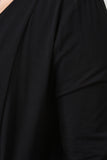 Jersey Knit Side Slits Long Line Cardigan