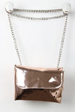 Mini Mirror Metallic Crossbody Bag