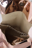 Mini Mirror Metallic Crossbody Bag