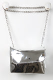 Mini Mirror Metallic Crossbody Bag
