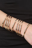 Swirl Caged Cuff Bracelet