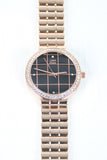 Square Pattern Rhinestone Watch
