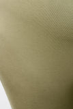 Solid Jersey Knit Wide Waistband Leggings
