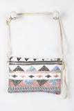 Girly Chevron Sequins Clutch