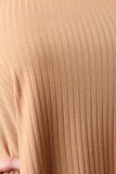Ribbed Knit Handkerchief Hem Mini Dress