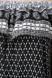 Mixed Print Off The Shoulder Shift Dress