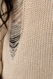 Square Hem High Low Sweater Top
