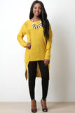 Square Hem High Low Sweater Top
