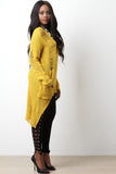 Square Hem High Low Sweater Top