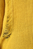 Square Hem High Low Sweater Top