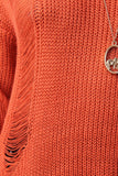 Square Hem High Low Sweater Top