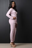 Smooth Knit Off The Shoulder Jumpsuit