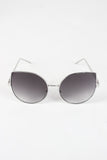 Wire Framed Cat Eye Sunglasses