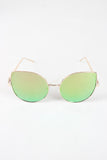 Wire Framed Cat Eye Sunglasses