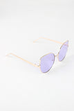 Wire Framed Cat Eye Sunglasses