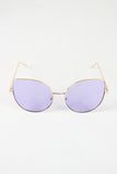 Wire Framed Cat Eye Sunglasses