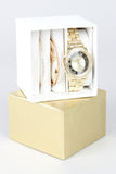 Rhinestone Accent Watch and Bracelet Set