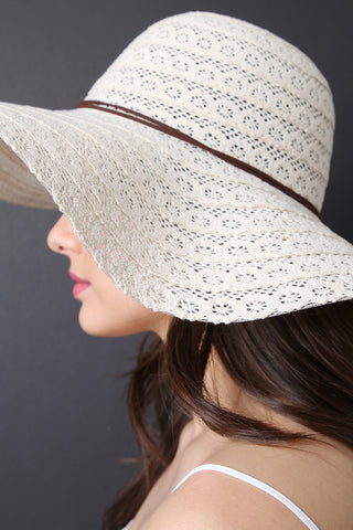 Lace Floppy Hat